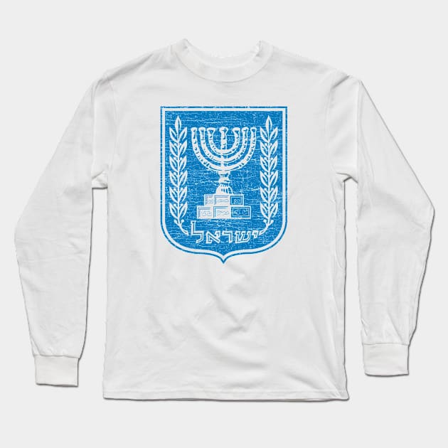 Israel Coat of Arms Long Sleeve T-Shirt by zurcnami